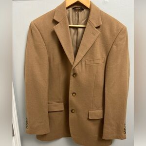 Andrew Fezza Wool Silk Cashmere Men’s 3 Button Blazer
